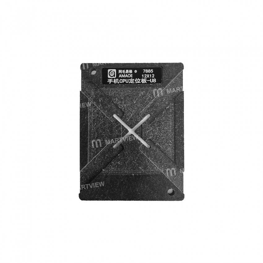Amaoe U8 0.12MM BGA Stencil IC Solder Reballing Tin Net for Samsung 7885 CPU