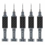 relife rl-729a-steel-cannon-king-5-in-1-carbon-fiber-finish-s2-steel-2d-screwdriver-set-1