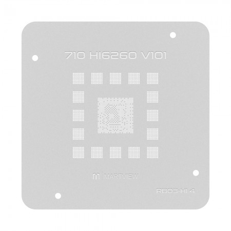 Martview RB03-HI4 CPU BGA Reballing Stencil for Huawei Hisilicon 710 HI6260 V101