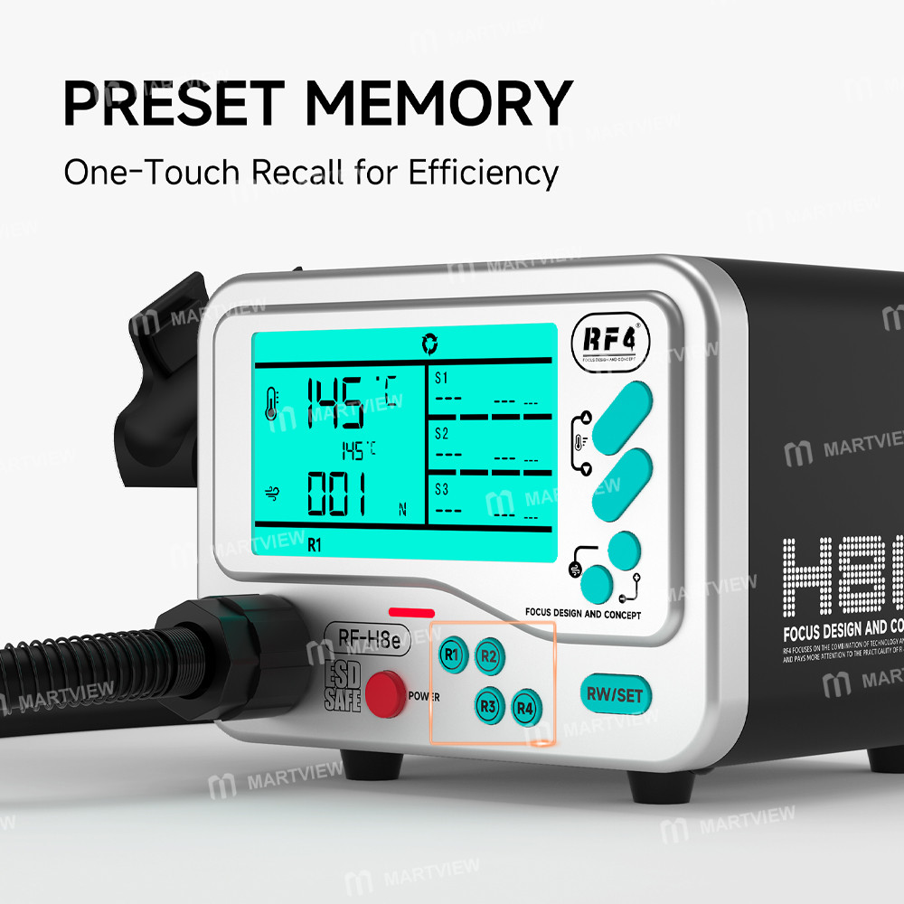 rf4 rf-h8e-temperature-control-esd-hot-air-gun-rework-station-for-pcb-bga-repair-7