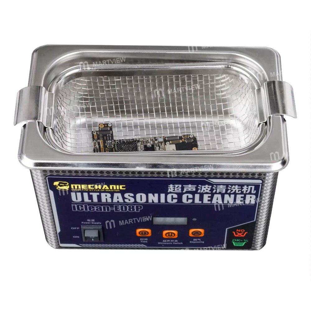 mechanic iclean-e08p-360-deep-ultrasonic-cleaning-machine-for-motherboard-accessories-glasses-2