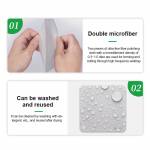 Relife RL-045C Microfiber Double-layer Polishing Cleaning Cloth for Screen / Glass Back Cover Cleani