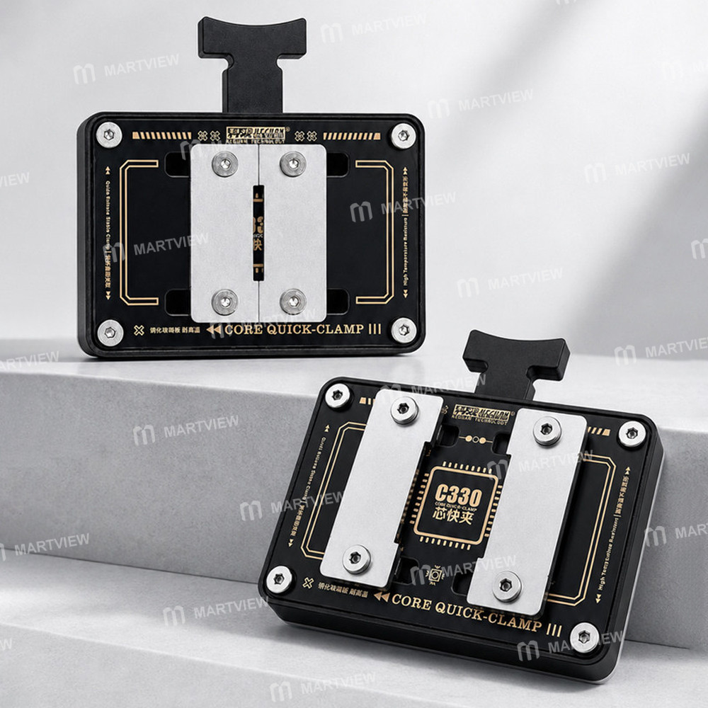 keguan c330-high-temperature-resistant-toughened-glass-concealed-flat-surface-universal-chip-fixture