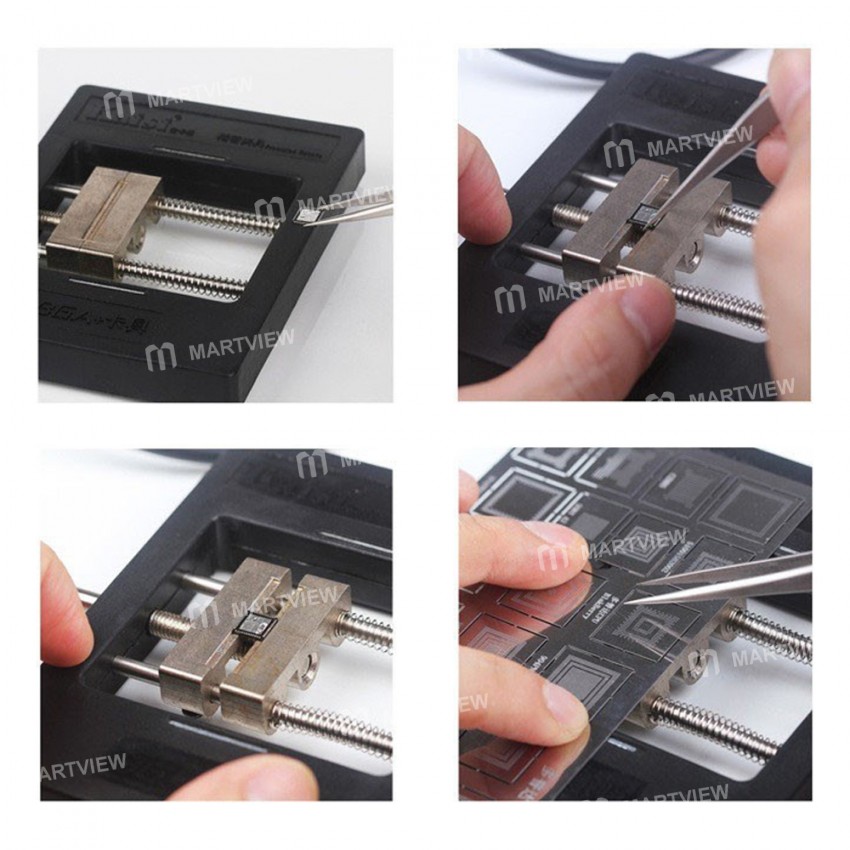 Kaisi F-204 2-in-1 Precision Multi-function Fixture Hot Air Gun Stand Platform