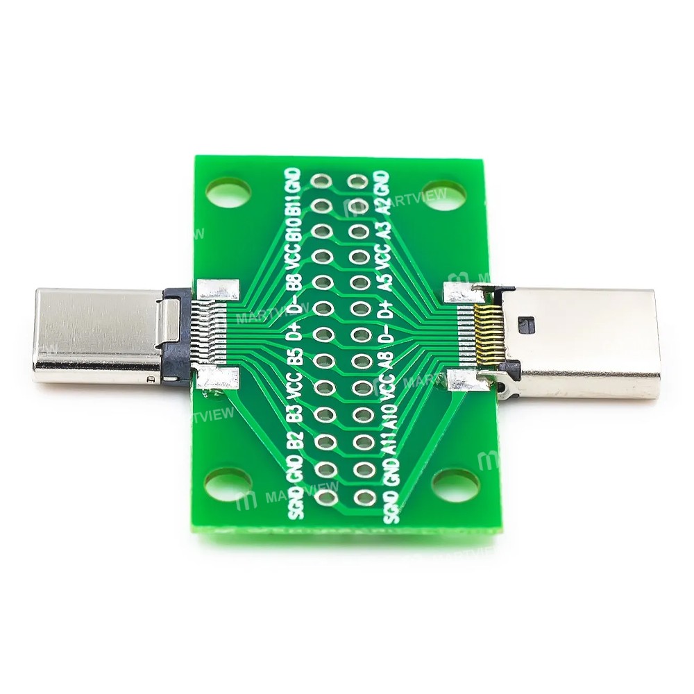 type c-24pin-male-and-female-double-sided-test-board-4