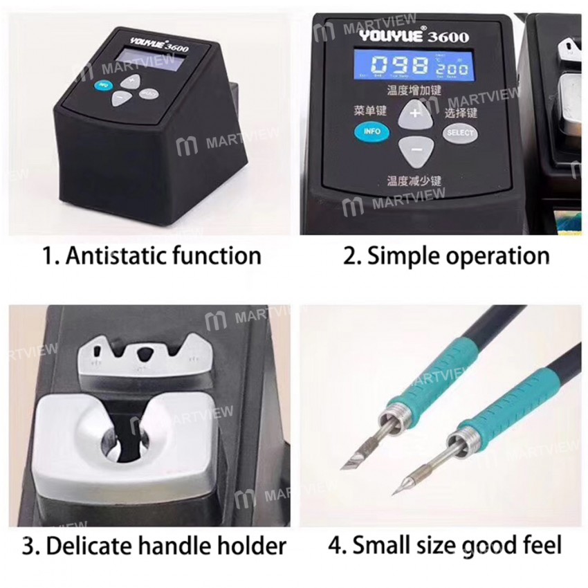 UYUE 3600 75W Constant Dual Solder Iron Rework Station