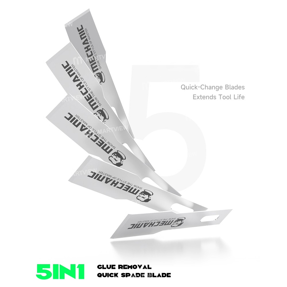 mechanic fs-51-stainless-steel-anti-static-glue-removal-quick-spade-blades-3