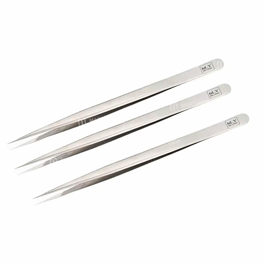 mryang stainless-steel-anti-static-precision-tweezers-for-pcb-soldering-repair-1