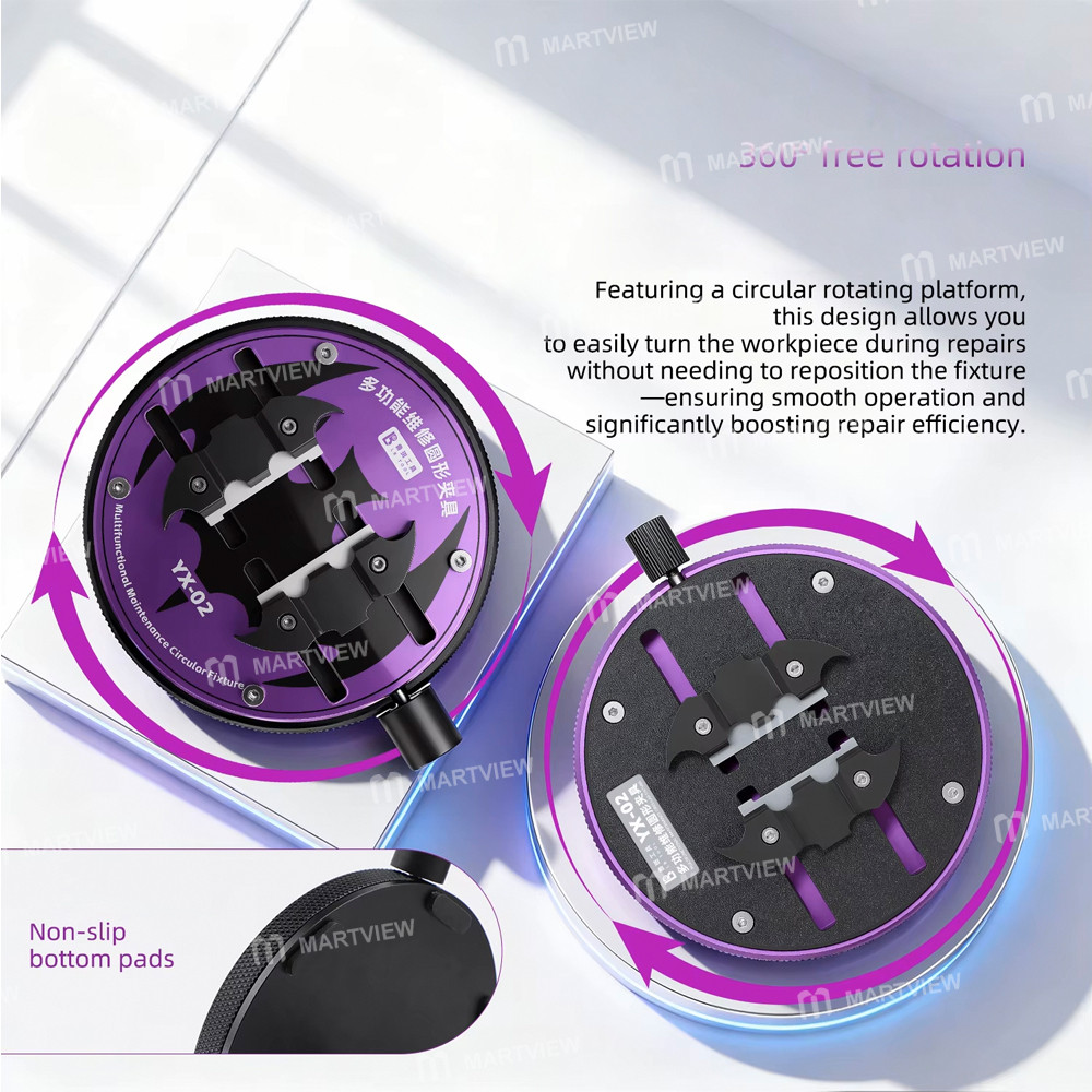 lb tool-yx-02-360-rotation-multifunctional-motherboard-pcb-repair-circular-fixture-8