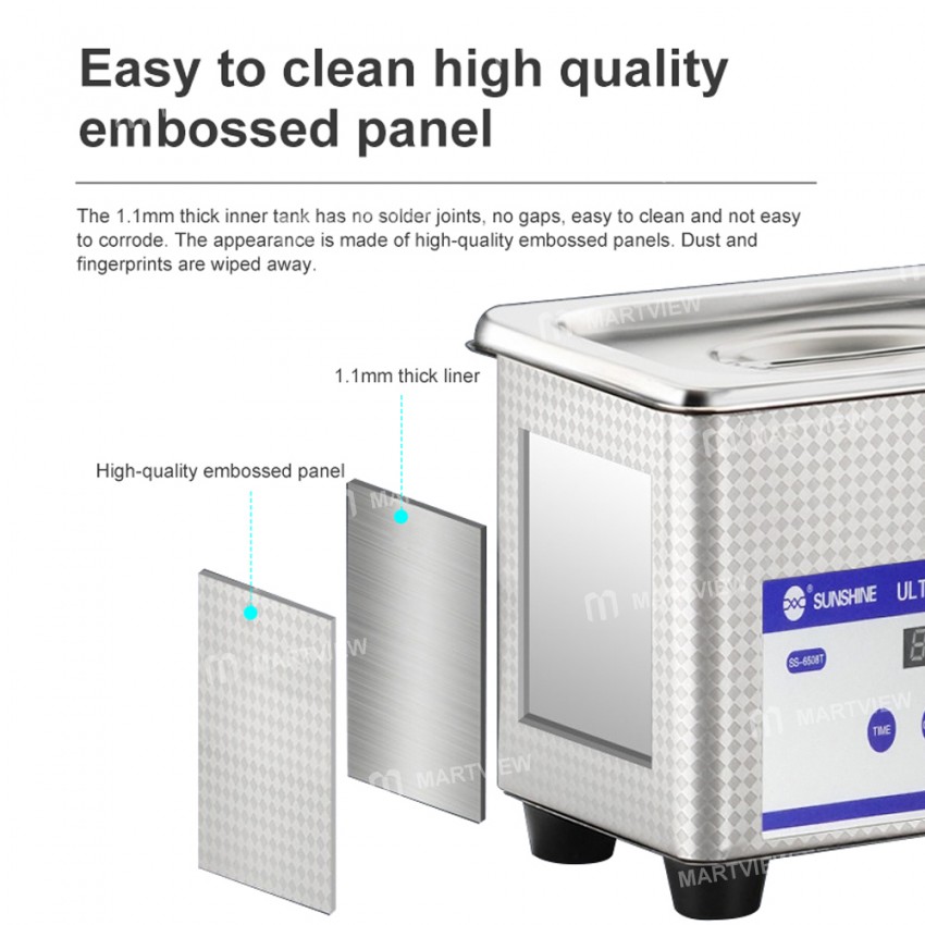 Sunshine S-6508T Capacity 0.8L Ultrasonic Cleaning Machine