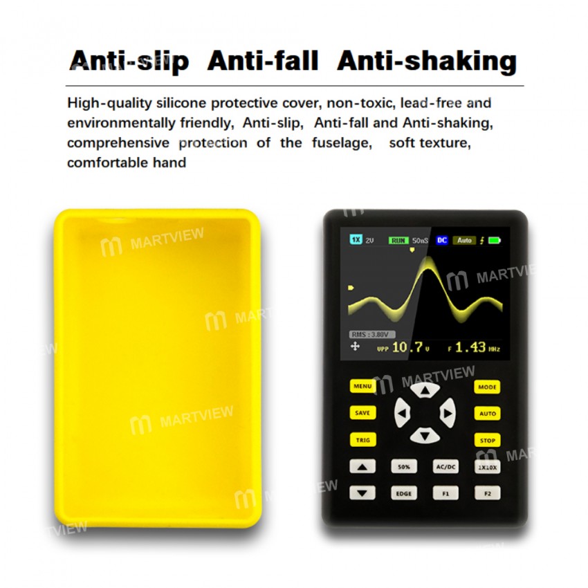 Fnirsi-5012H Portable Digital Oscilloscope 500MS / s Sampling Rate 100MHz Analog Bandwidth