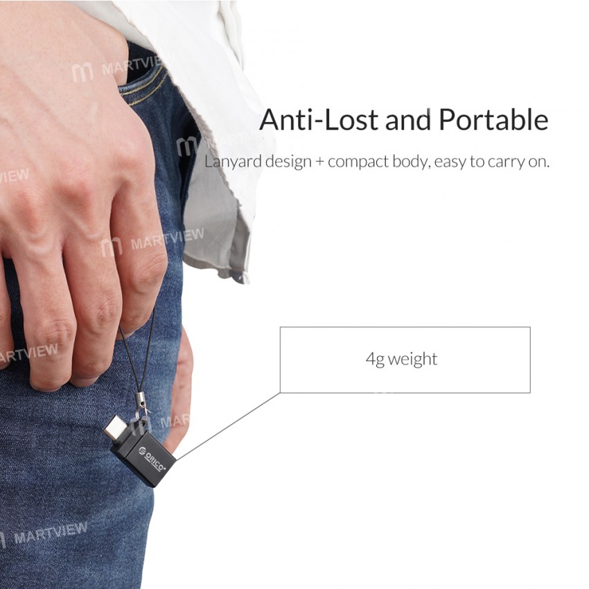 Orico CBT Series Type-C to USB3.0 Adapter Supports OTG Function