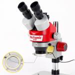 Mechanic R75T-B1 7X-45X Industrial Trinocular Stereo Microscope for PCB Motherboard Inspection