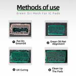 wylie touch-ic-display-ic-welding-dedicated-green-oil-reballing-stencil-for-iphone-11-to-16-pro-max-