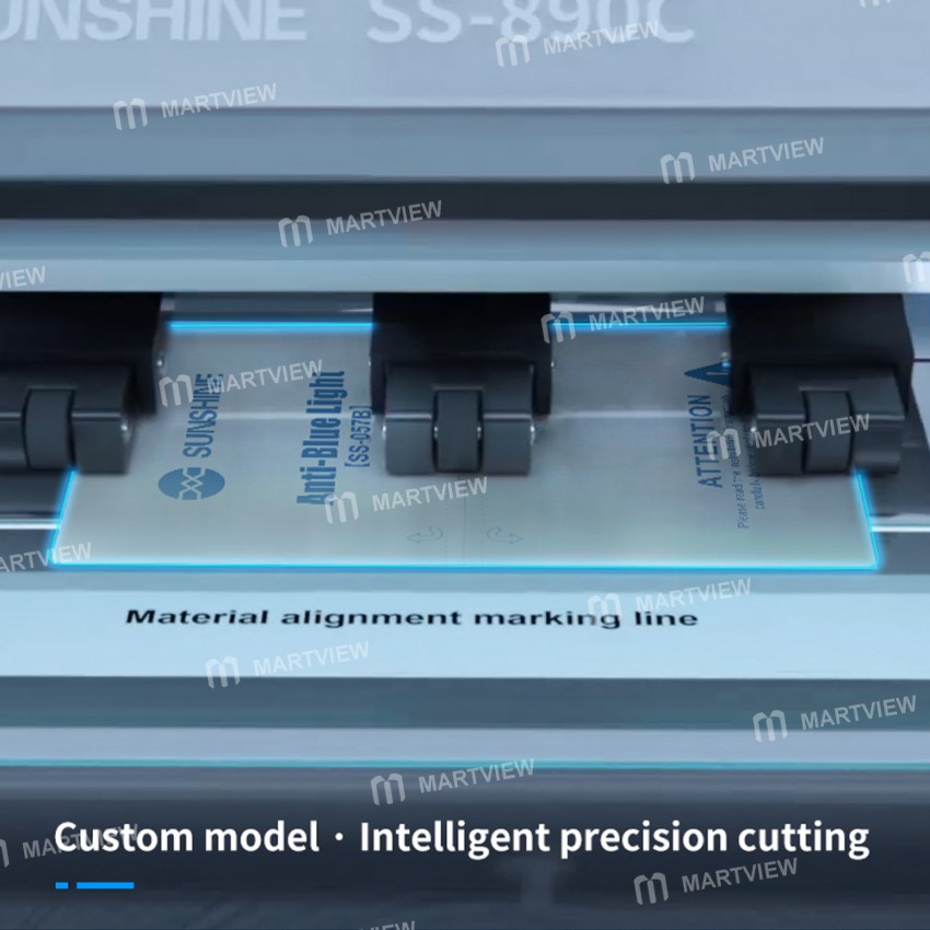 Sunshine SS-057B Anti-blue Light Imported Hydrogel Screen Protector for SS-890C Cutting Machine - 50