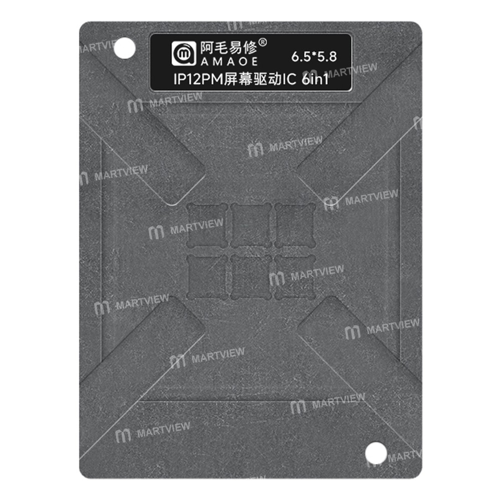 amaoe 6-in-1-012mm-screen-ic-bga-reballing-stencil-for-iphone-12-pro-max-2