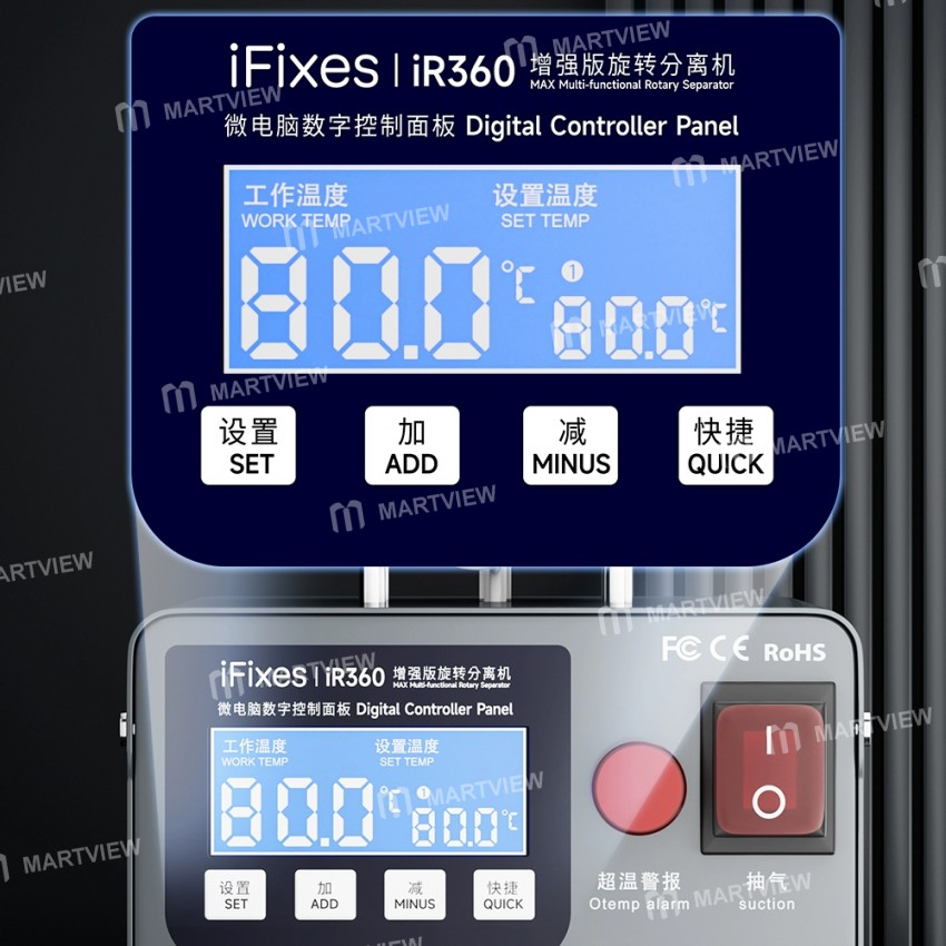 ifixes ir360-max-8-inch-lcd-screen-multi-functional-360-rotary-heating-separator-machine-5