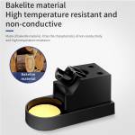 luxianzi l009-3-in-1-multi-function-bakelite-soldering-iron-stand-with-cleaning-ball-2