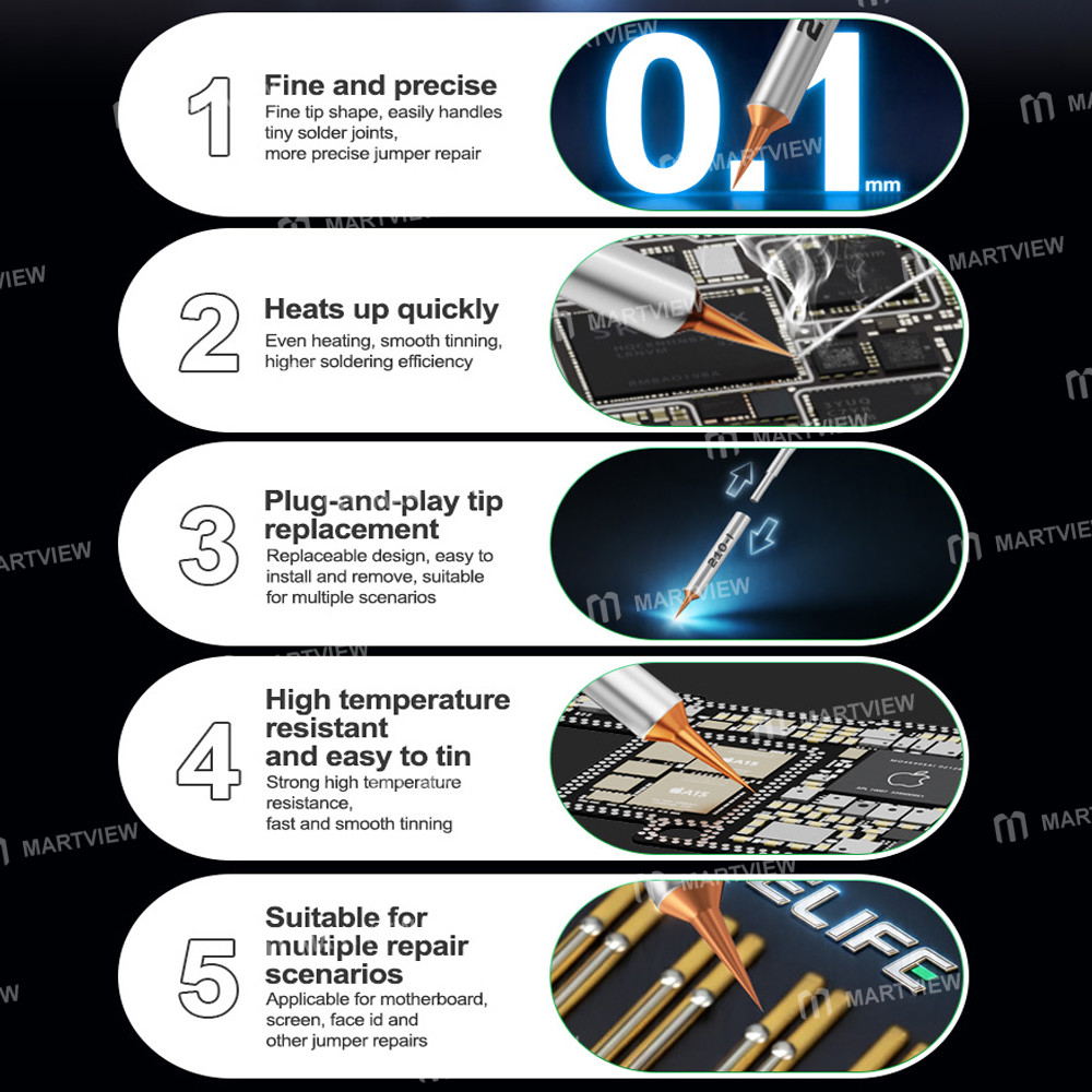 relife 210-soldering-iron-tip-with-5pcs-ultra-sharp-needles-for-screen-motherboard-flying-wire-8