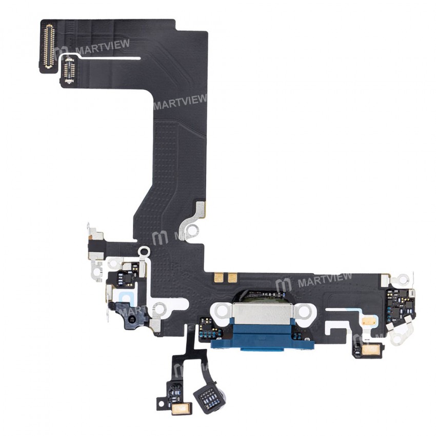 Replacement usb charging flex cable for iPhone 13 mini blue
