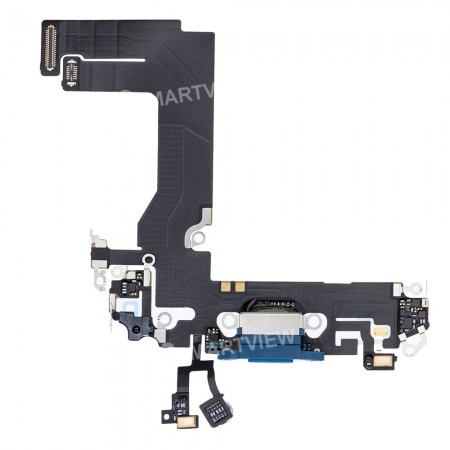 Replacement usb charging flex cable for iPhone 13 mini blue