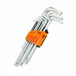 JAKEMY JM-HK2-1 (9 In 1) Long Ball Head Inner Six Angle Wrench Key