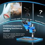 jcid m3750a-7-50x-synchronous-zoom-trinocular-stereo-microscope-with-aluminum-alloy-base-9