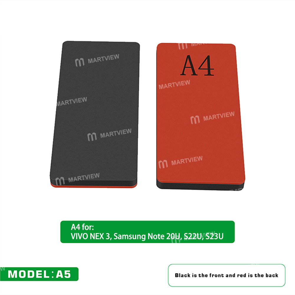 mijing a5-curved-screen-universal-laminating-pad-5-piece-set-for-most-curved-screen-phones-9