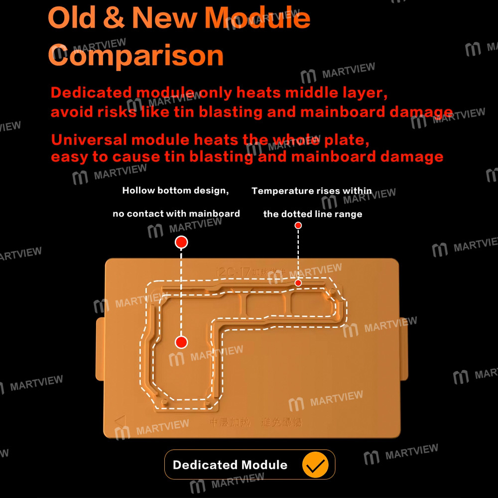 i2c t30-ceramic-heating-intelligent-desoldering-station-for-iphone-x-to-17pm-motherboard-repair-15