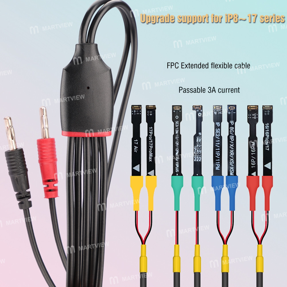 oss team-w116-3a-simple-power-on-boot-fpc-cable-for-iphone-8-to-17pro-max-5