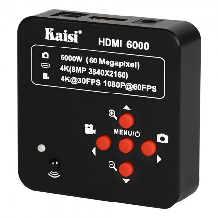 Kaisi HDMI / USB Dual Interface 60MP 4K Ultra HD Microscope Industrial Camera