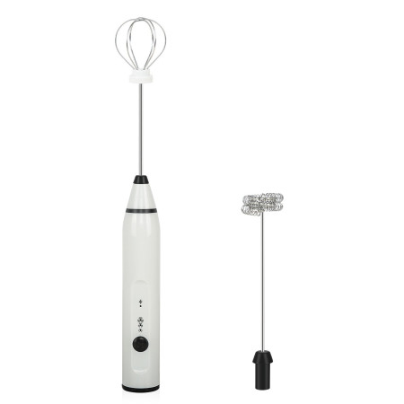 Electric Handheld Egg Whisk Milk Frother Foam Maker USB Rechargeable 3 Speed Mixer with 2 Stainless Steel Whisks for Cappuccinos Latte Hot Chocolate Milkshakes & Egg Mix