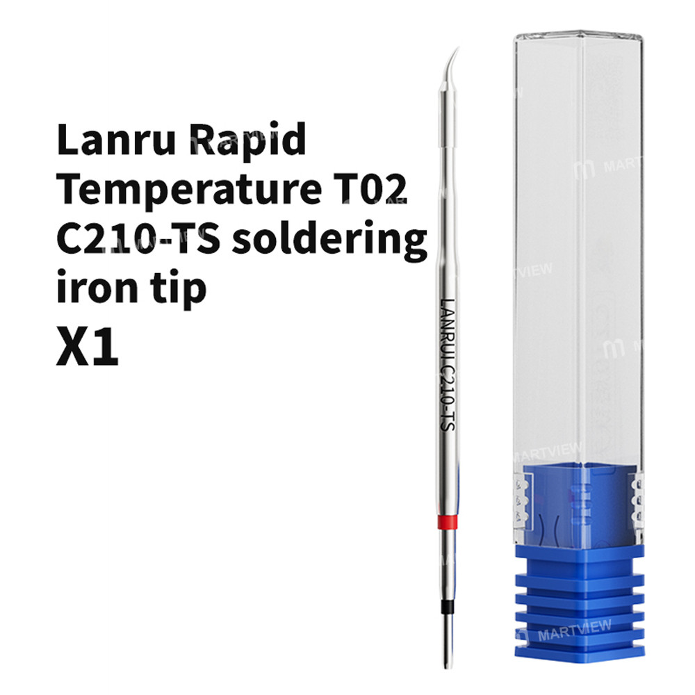 lanrui t02-c210-integrated-electroplated-soldering-iron-tips-compatible-with-c210-soldering-station-
