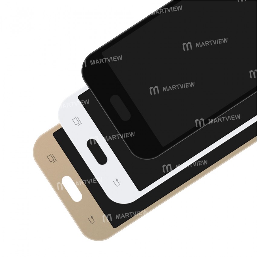 LCD Display Touch Screen Digitizer Assembly Replacement for Samsung Galaxy J1 Ace - Gold
