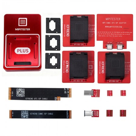MiPi Plus Box + UFS153 + UFS254 + UFS297 + ISP Adapter + ISP Cable (Enchanced Version)