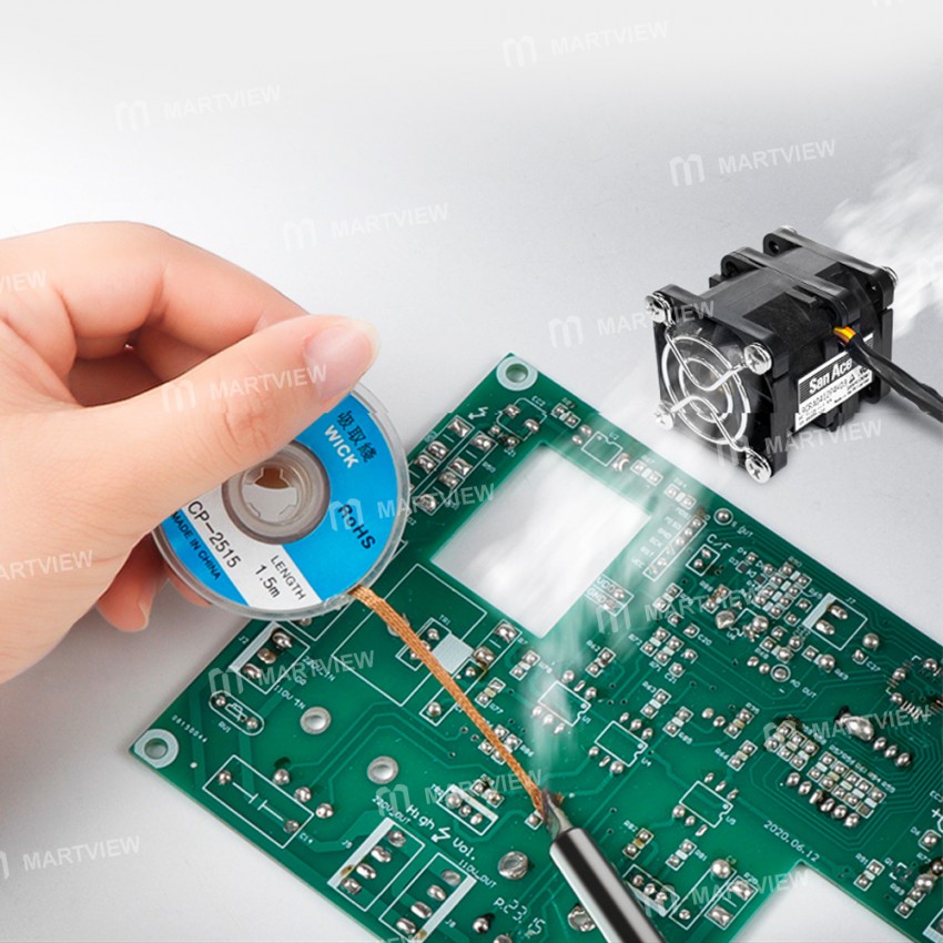 USB Intelligent Step-less Variable Speed High-speed Strong Exhaust Fan for Mobile Phone Repair