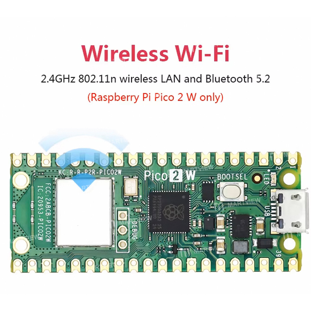 raspberry pi-pico-2w-dual-core-mini-development-board-supports-wifi-bluetooth-communication-features