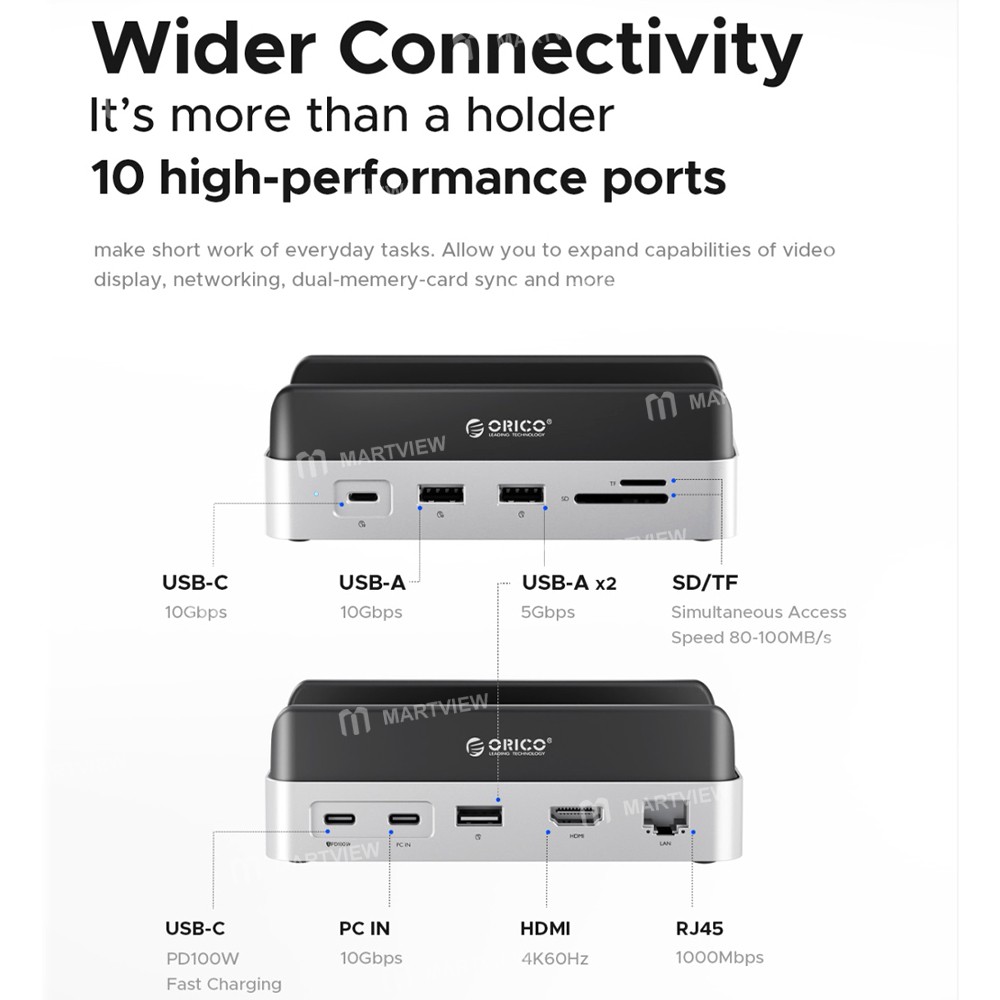 orico vsp10-minidock-10gbps-type-c-m2-ssd-storage-expansion-stand-with-ssd-for-mac-mini-2024-8