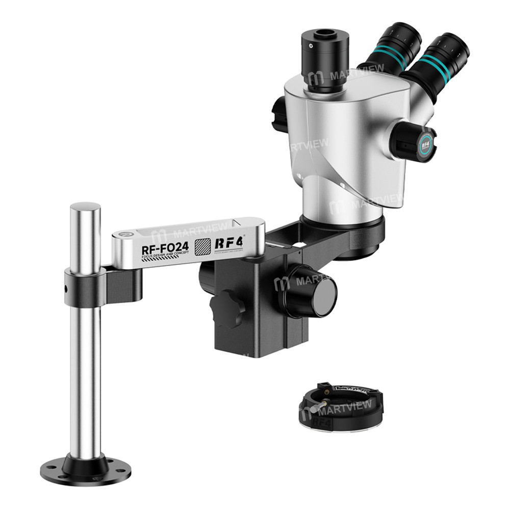 rf4 cx71p-fo24-65x-65x-dual-anti-premium-trinocular-stereo-microscope-head-with-fo24-stand-6