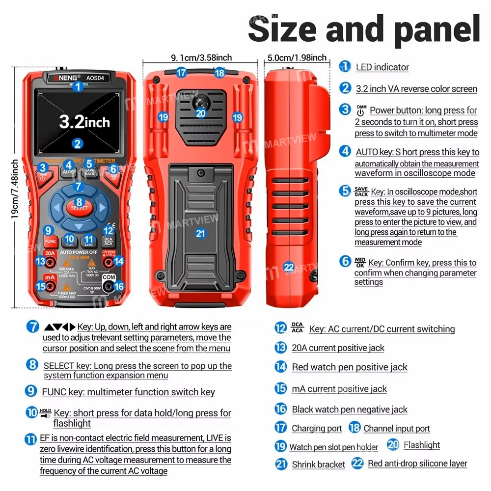 aneng aos04-intelligent-single-channel-high-precision-handheld-digital-oscilloscope-multimeter-6