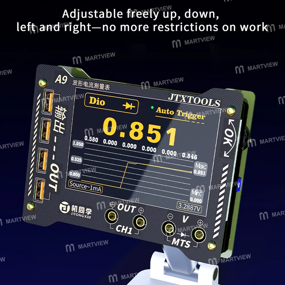 jtx a9-high-precision-sampling-digital-display-curve-waveform-multifunction-measuring-meter-13