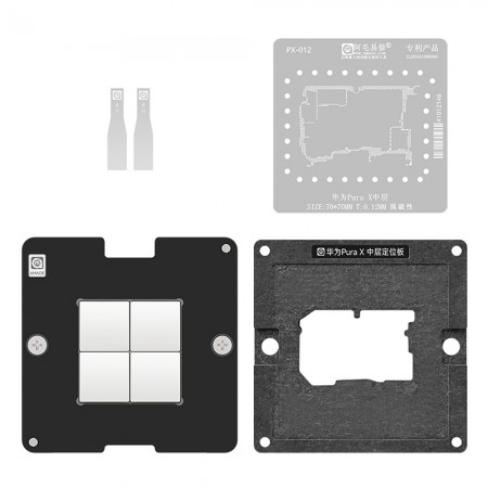 Amaoe Middle Layer BGA Reballing Stencil Platform Set for Huawei Pura X