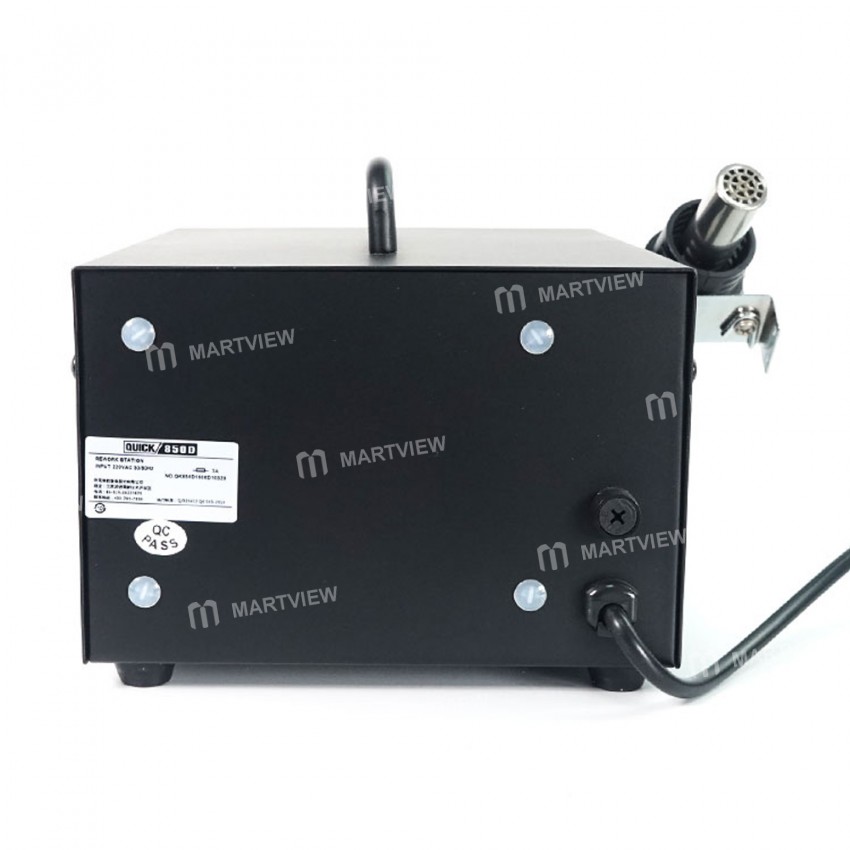 Quick 850A 850A+ 220V SMD Rework Station Hot Air Gun Desoldering Tool Repair Station