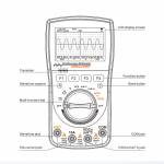 Sunshine DT-19MS 2in1Handheld Oscilloscope Multifunction LCD Display Test Meter