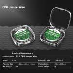 2uul fx-002s-002mm-uninsulated-cpu-silver-jumper-wire-6