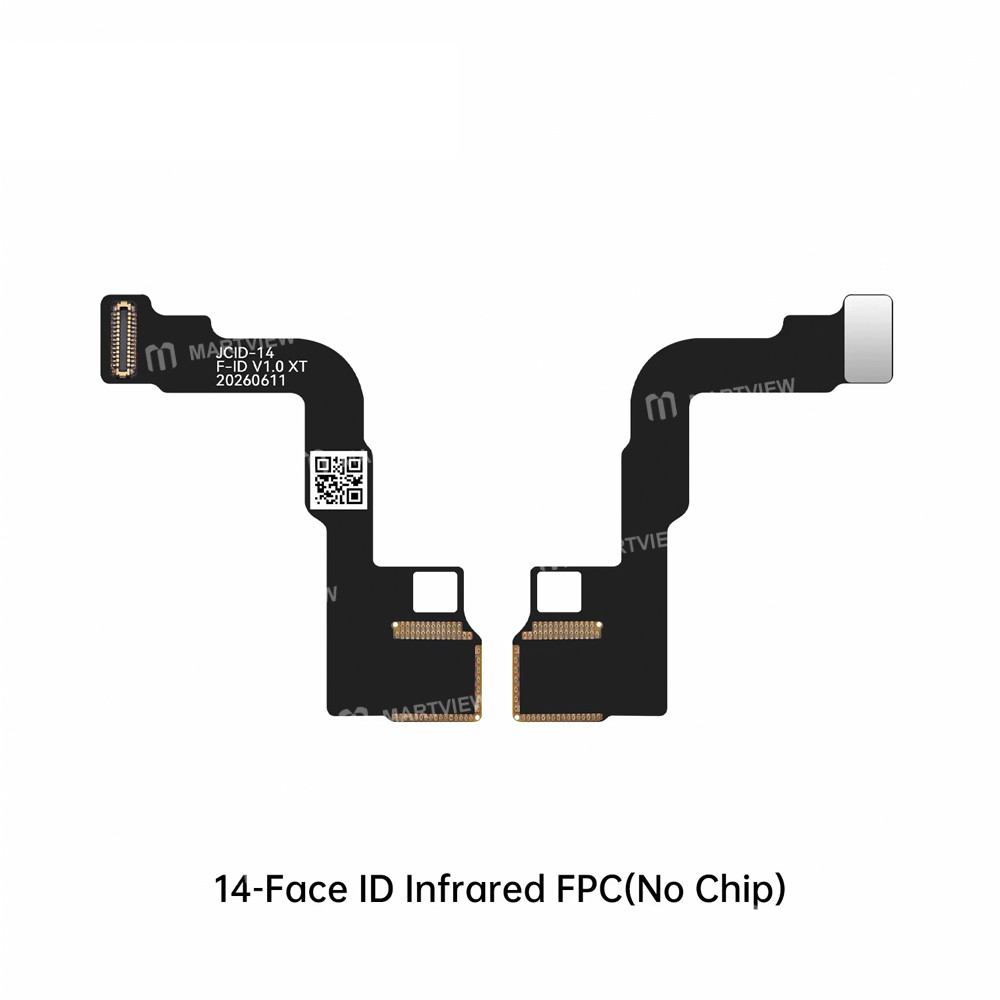 jcid face-id-dot-matrix-infrared-fpc-flex-cable-no-chip-for-iphone-14-to-17-full-series-2