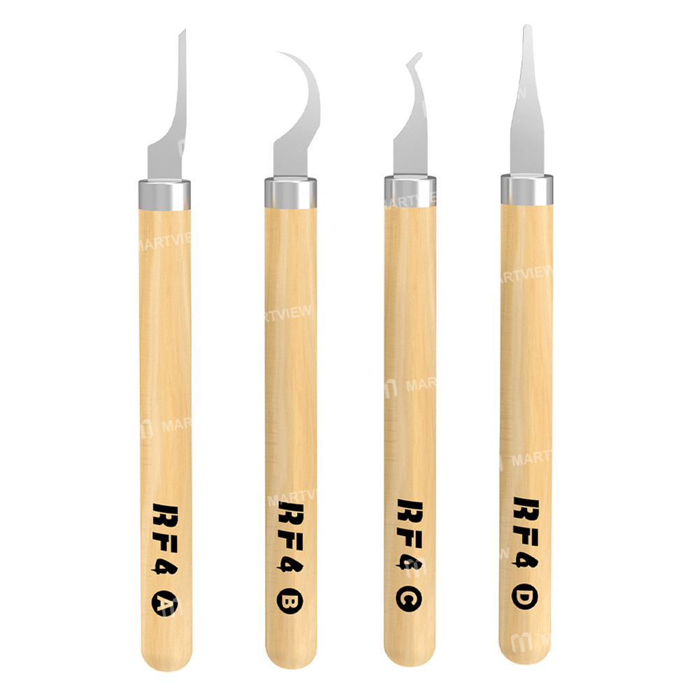 rf4 rf-kh15-4-in-1-multifunctional-wooden-handle-ultra-thin-knife-set-for-motherboard-repair-1