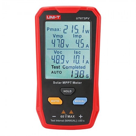 UNI-T UT673PV Solar MPPT Meter Photovoltaic Maximum Power Tester