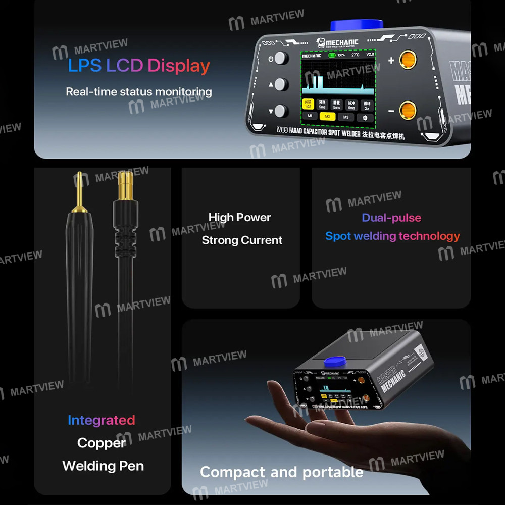 mechanic w09-1100a-handheld-miniature-faraday-capacitor-spot-welder-3