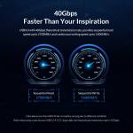 Orico M2V01 LSDT USB4.0 M2 NVMe SSD Case Compatible with Thunderbolt 3/4 & USB 3.2/3.1/3.0